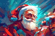 Christmas Illustrations For Christmas Themed Card Or Season Background