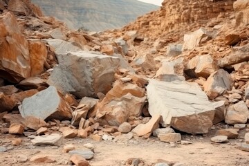 Poster - Rugged terrain texture background, wild and untamed rocky landscape, natural and untamed backdrop, adventurous and daring