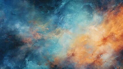 Wall Mural - cosmic abstract oil-paint texture background, generative ai
