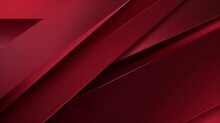 3d Abstract Luxury Maroon Polygonal Shapes. Red Gradient With Diagonal Stripes. Geometric Graphic Dynamic Trendy Background. Luxury Dark Backdrop. Amazing Deluxe Striped Business, Generative AI