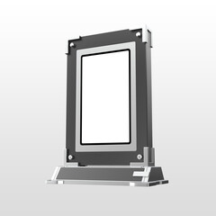 Leinwandbilder - NFT frame isolated with white background