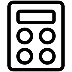 Sticker - calculator icon