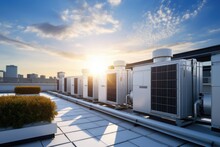 Solar Power Panels And HVAC Systems With Automation