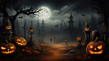 Illustration Of Halloween Themed Border Design