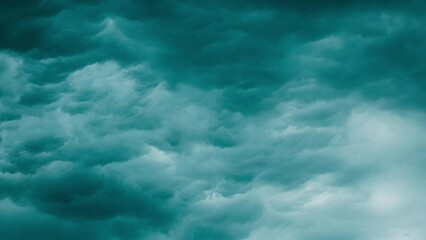 Wall Mural - 4k Storm Cloudy Rainy Sky With Rain Heavy Clouds. Blue Background. Abstract Blue. Strange Clouds Cloud Sky Moving In Cloudy Sky. Sky Natural Background. Vortical Clouds. 4k Time Lapse. Weather