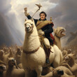 Napoleon and his lama