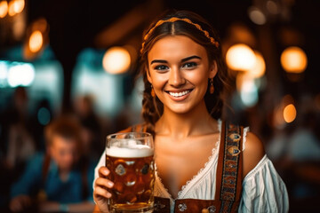 Wall Mural - Savoring Oktoberfest Moments