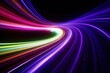 © AKKA - abstract futuristic background with pink blue glowing neon moving high speed wave lines and bokeh lights. Data transfer concept Fantastic wallpaper