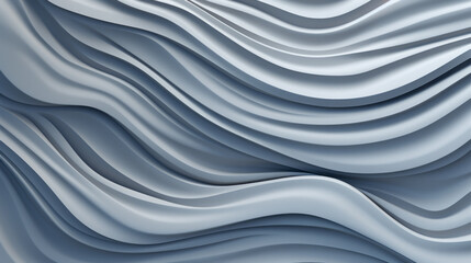 Aufkleber - An abstract background of wavy white paper