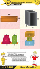 physics, pressure of solids, next generation problems, two boys speech bubble, template, experiment,