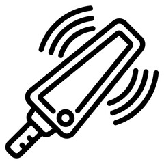 Wall Mural -  Metal detector outline icon