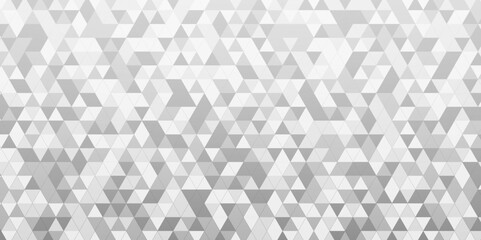 Abstract gray and white triangle background. Abstract geometric pattern gray and white Polygon Mosaic triangle Background, business and corporate background.