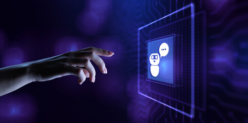 Poster - colored applications icons and graphs on virtual screen. business, internet and technology concept.
