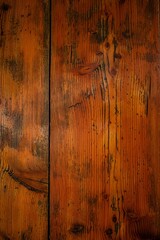 Canvas Print - Vertical closeup of a wooden table texture