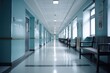 © Thares2020 - Medical Facility. Clean Hospital Corridor with Modern Architecture