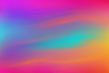 Wall Mural - Color gradient blur background neon glowing wave