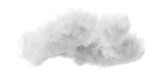 Fototapeta Przestrzenne - Cumulus and fluffy cloud shape with isolated on transparent background - PNG file, 3D rendering illustration, Clip art, cut out and sky elements