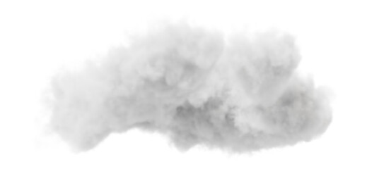 Wall Mural - Cumulus and fluffy cloud shape with isolated on transparent background - PNG file, 3D rendering illustration, Clip art, cut out and sky elements