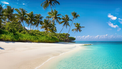 Dream beaches by the sea with crystal clear water
