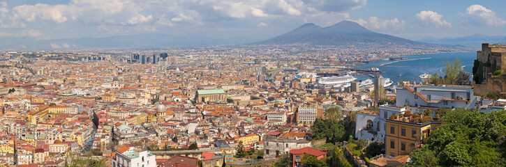 Wall Mural - Naples - The panorama of Naples.