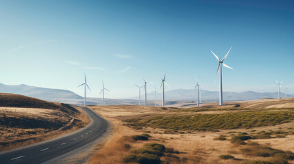 wind turbine to generate electricity for renewable energy