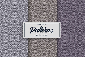 Aufkleber - Vector of geometric shapes pattern background Seamless pattern with lined cubes, stripy boxes blocks vector background