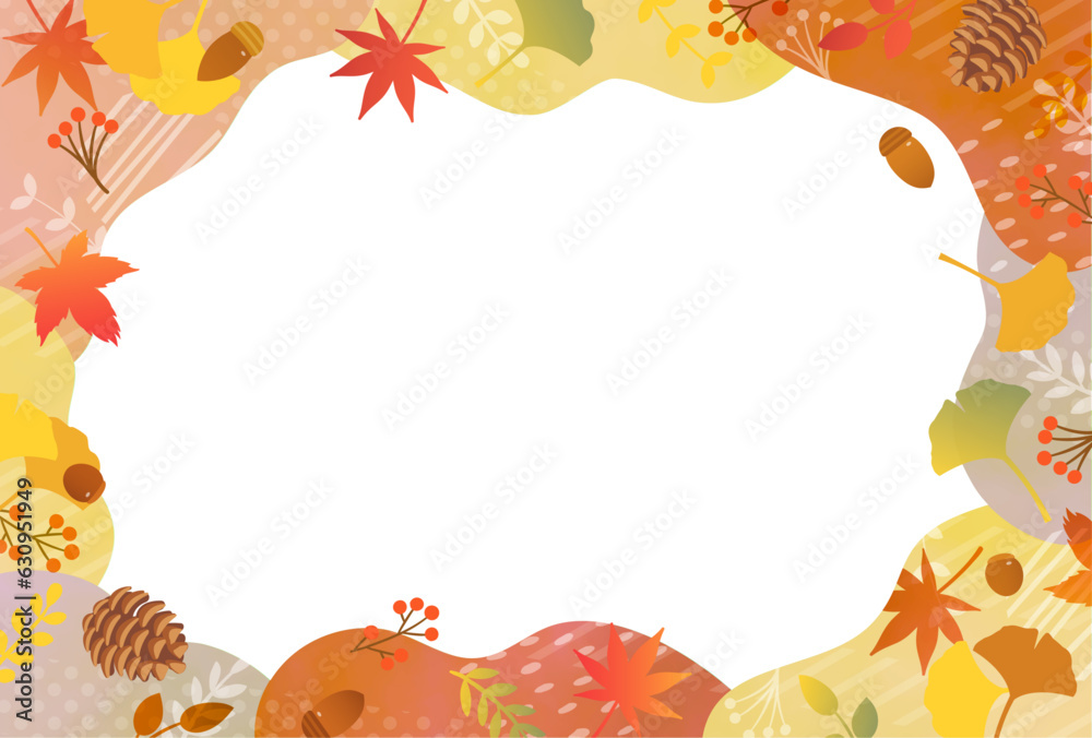 ÁßãÊ∑±„ÅÑÈÆÆ„ÇÑ„Åã„Å™Ê§çÁâ©„Éï„É¨„Éº„É†2 Stock Vector Adobe Stock