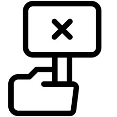 Sticker - disagree icon