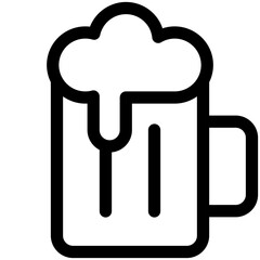 Canvas Print - beer icon