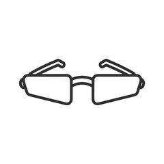 Glasses optical icon symbol image vector. Illustration of sunglasses protection eyesight graphic design image