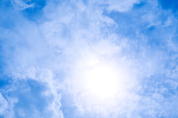 Wall Mural - blue sky with cloud