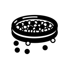 Poster - Ball Pit icon in vector. Illustration