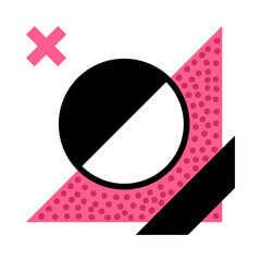 Aufkleber - Geometric Element and Shape for Creative Design Vector Composition