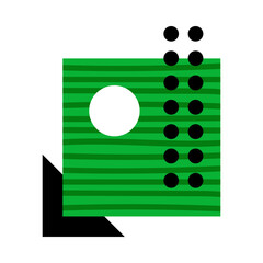 Aufkleber - Geometric Element and Shape for Creative Design Vector Composition