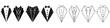 Tuxedo icon vector set. Dinner jacket illustration sign collection. tux symbol or logo.