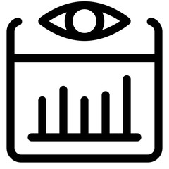 Sticker - monitoring icon