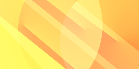 Poster - Yellow, Orange and Red Abstract Background Design - Geometric Shapes: Circles, Triangles, Squares, Stripes, Lines - Color Gradient - Modern, Futuristic, Colorful and Bright Web Banner