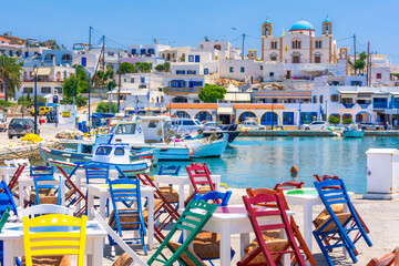 Wall Mural - The picturesque harbor of Lipsi island, Dodecanese, Greece