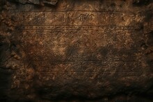 Runic Stone Texture Background, Ancient And Mysterious Runic Engravings, Norse And Mystical Backdrop, Rare And Enigmatic
