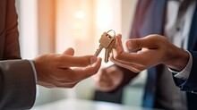 Agency Hand Over The Key To House Owner 
