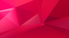 4k Minimalist Abstract Red Seamless Background. Minimal Polygonal Random Network. Soft Luxury Gradient Color 2024 Viva Magenta Backdrop, Generative AI