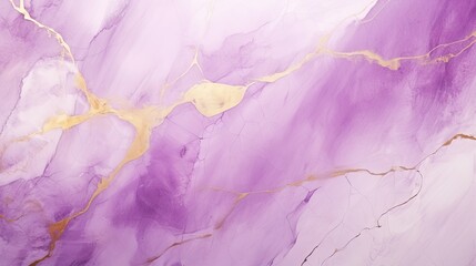 Wall Mural - pastel antique violet and golden watercolour background.