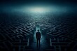 © Bulder Creative - businessman in labyrinth