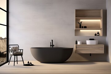 Wall Mural - Modern luxury bathroom.