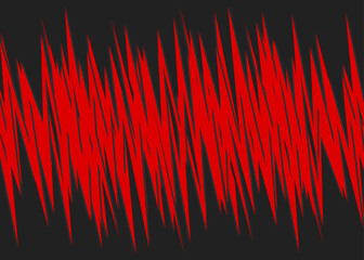Poster - abstract background with jagged spike line pattern