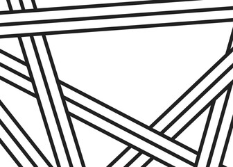 Poster - Abstract background with overlapping lines pattern and with some copy space area