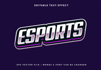 Gaming Esport Typography Text Effect - Editable Text