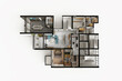 © shawlin - 4 bedroom Duplex Apartment typical floor plan 1