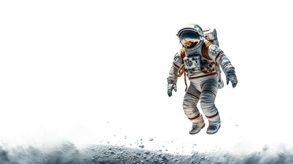 Wall Mural - astronaut outer space in a space suit. generative ai.
