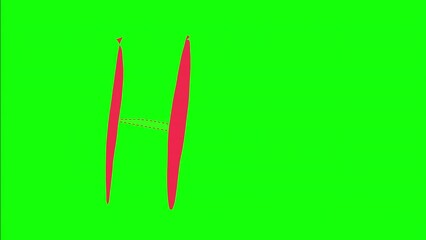 Wall Mural - illustrative animation of the pink word 